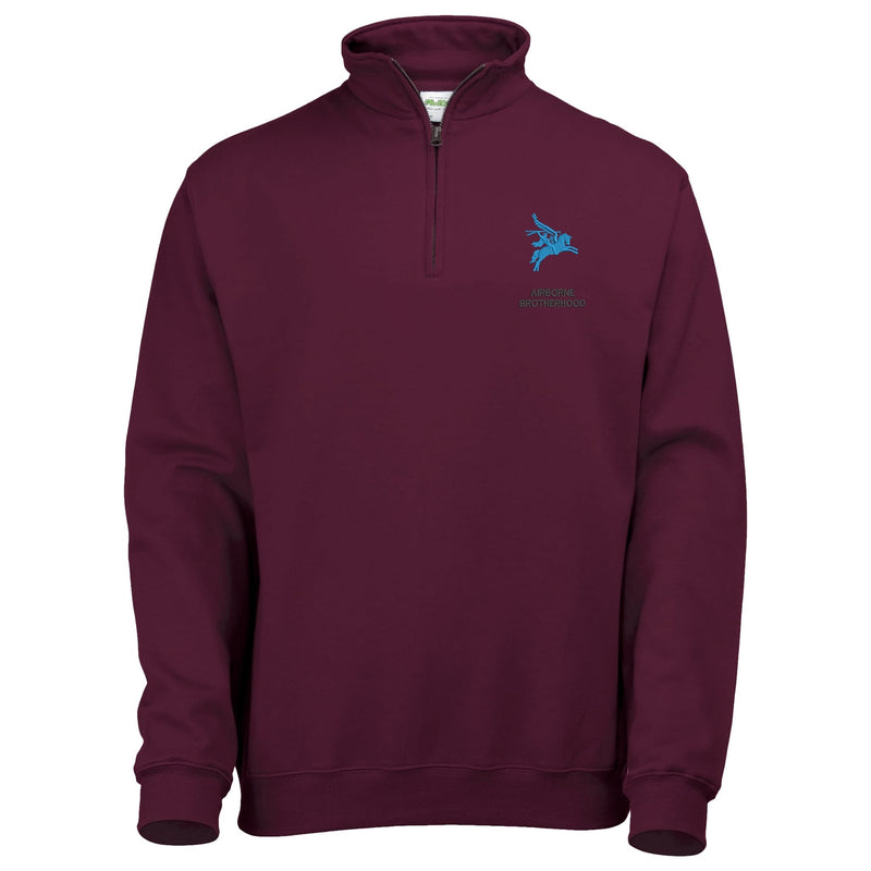 Airborne Brotherhood Quarter Zip Sweatshirt