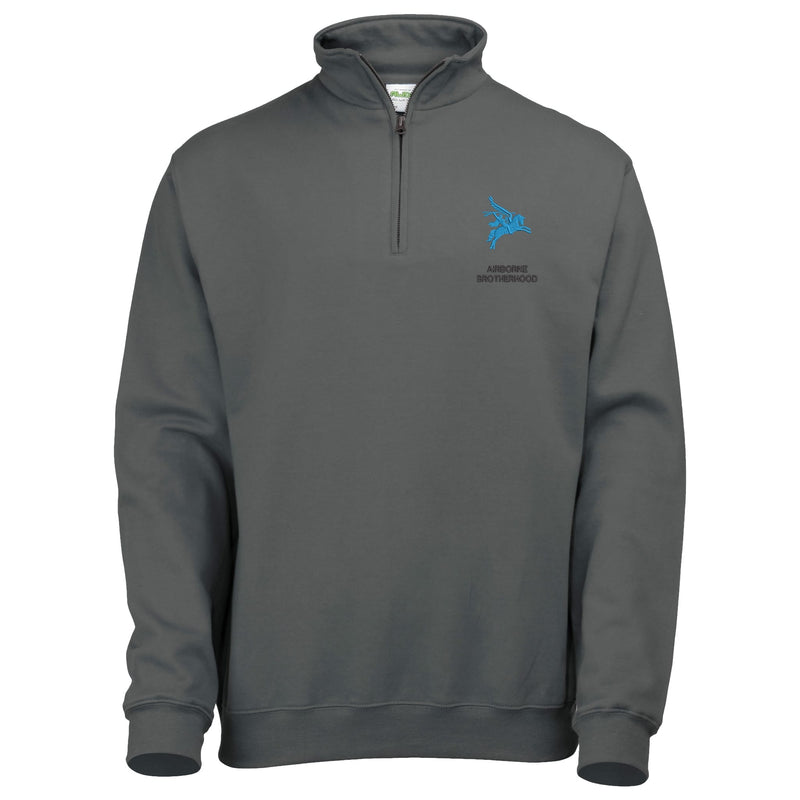 Airborne Brotherhood Quarter Zip Sweatshirt