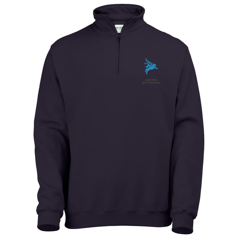 Airborne Brotherhood Quarter Zip Sweatshirt