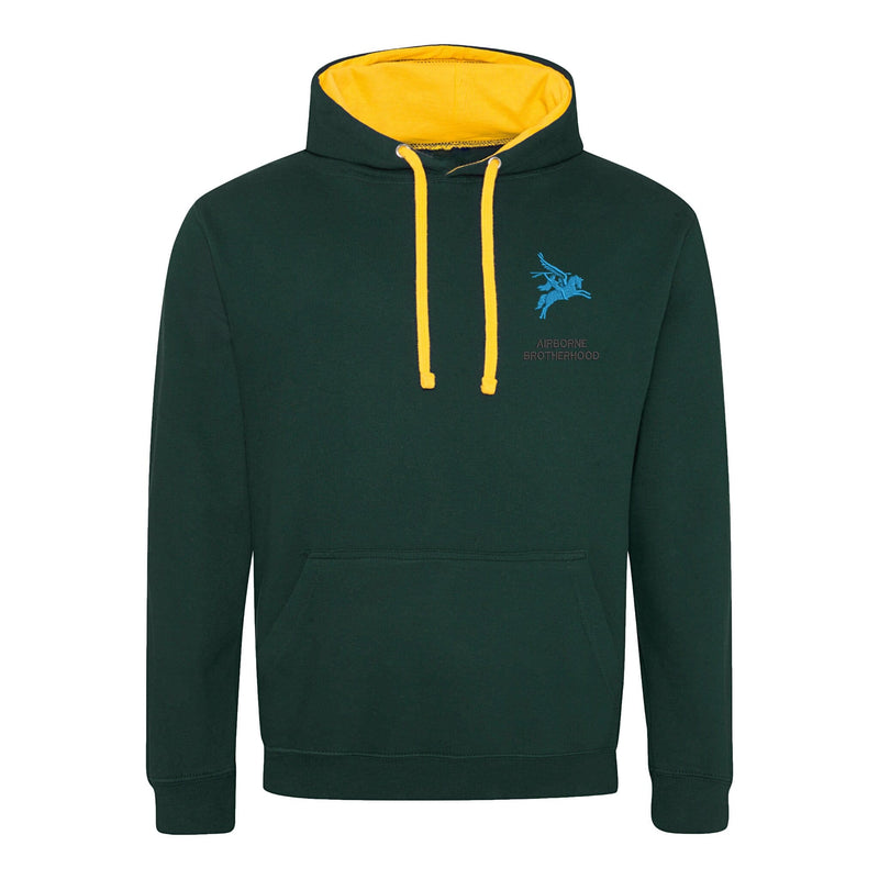 Airborne Brotherhood Varsity Contrast Hoodie