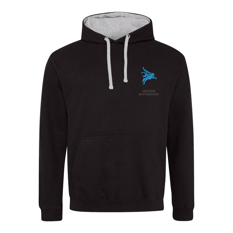 Airborne Brotherhood Varsity Contrast Hoodie