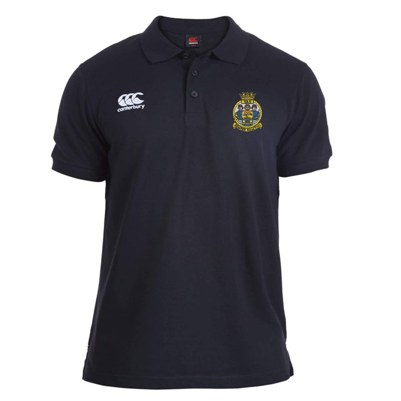 Aircraft Handler Semper Reactivi Crest Canterbury Rugby Polo