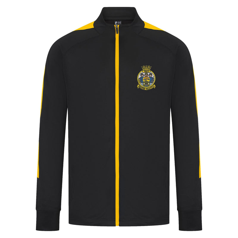 Aircraft Handler Semper Reactivi Crest Knitted Tracksuit Top
