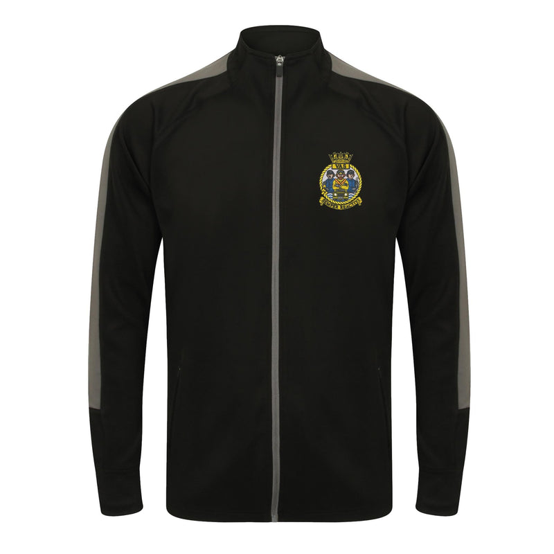 Aircraft Handler Semper Reactivi Crest Knitted Tracksuit Top