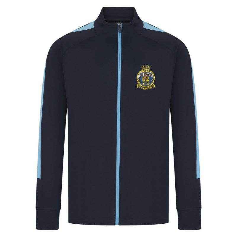 Aircraft Handler Semper Reactivi Crest Knitted Tracksuit Top