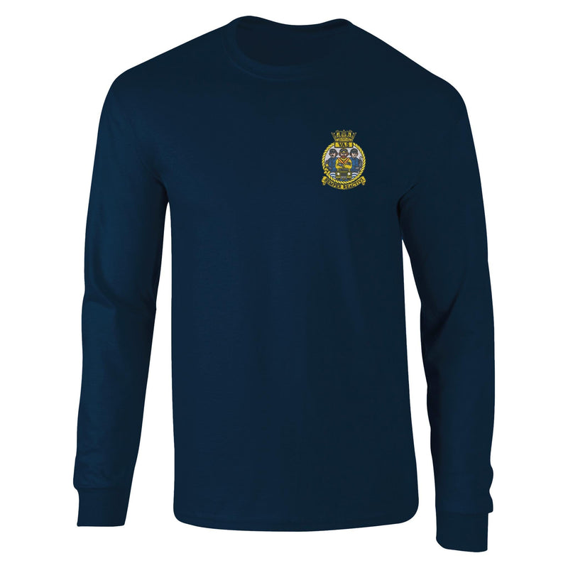 Aircraft Handler Semper Reactivi Crest Long Sleeve T-Shirt