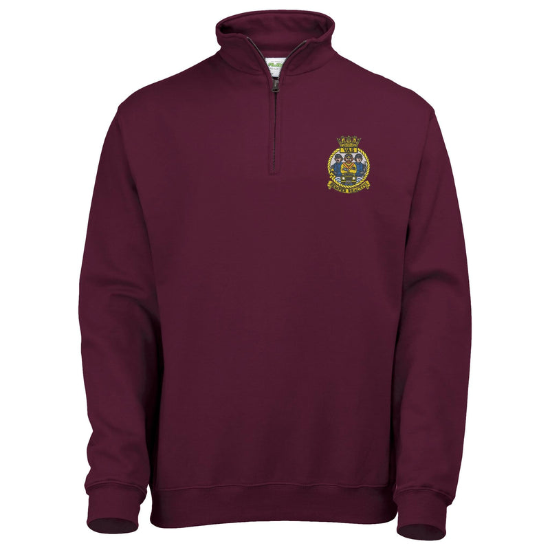 Aircraft Handler Semper Reactivi Crest Quarter Zip Sweatshirt