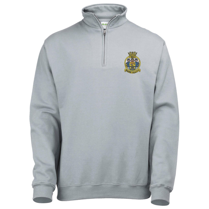 Aircraft Handler Semper Reactivi Crest Quarter Zip Sweatshirt