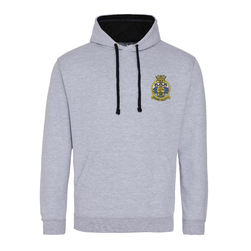 Aircraft Handler Semper Reactivi Crest Varsity Contrast Hoodie