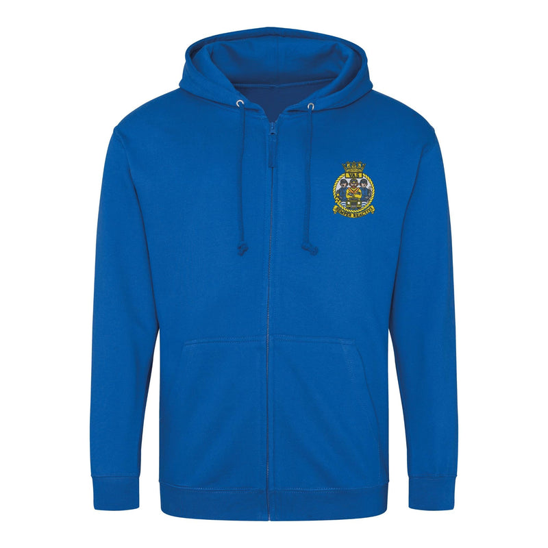 Aircraft Handler Semper Reactivi Crest Zipped Hoodie