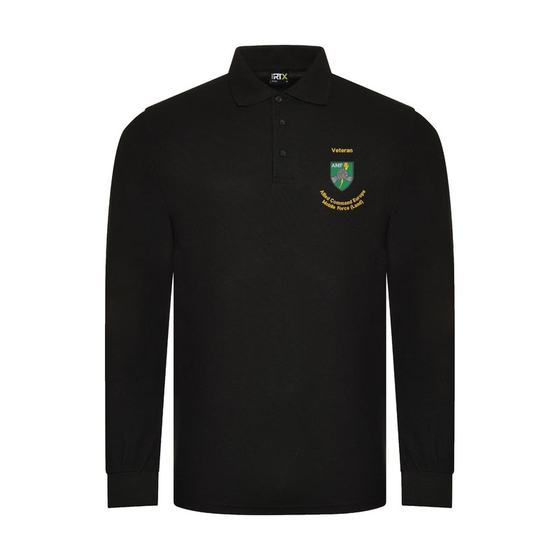 Allied Command Europe Long Sleeve Polo Shirt