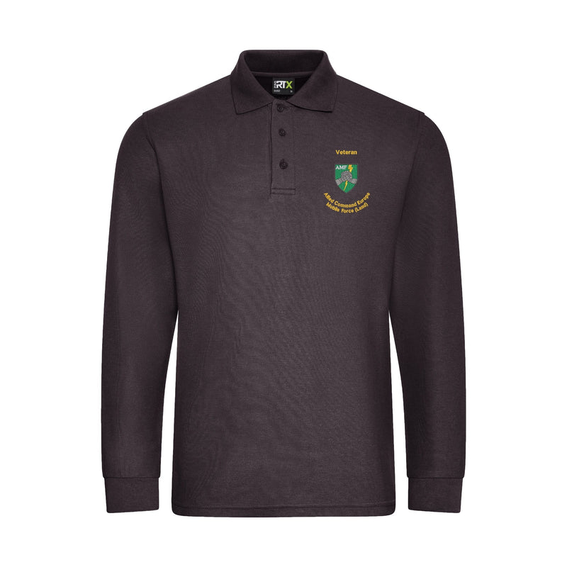 Allied Command Europe Long Sleeve Polo Shirt
