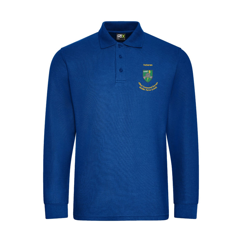 Allied Command Europe Long Sleeve Polo Shirt