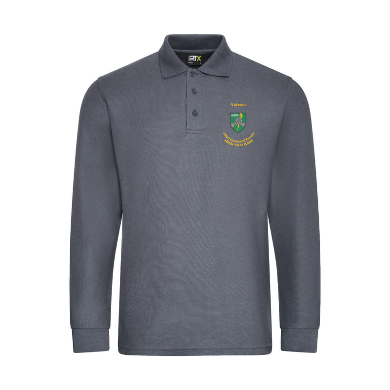 Allied Command Europe Long Sleeve Polo Shirt