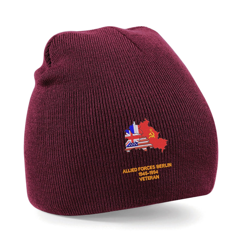 Allied Forces Berlin Veteran Beanie Hat