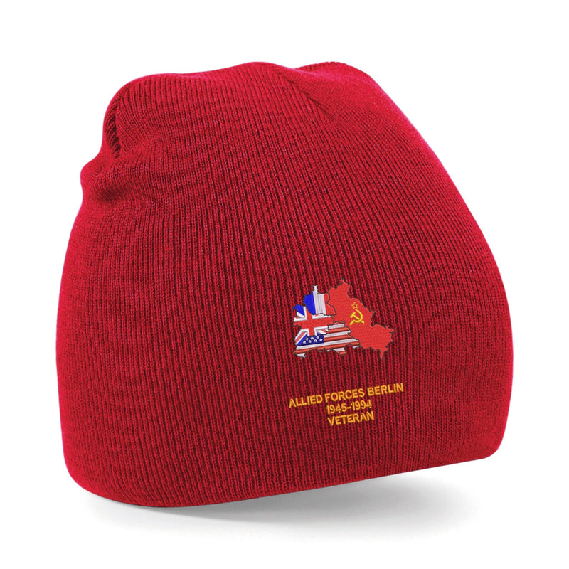Allied Forces Berlin Veteran Beanie Hat