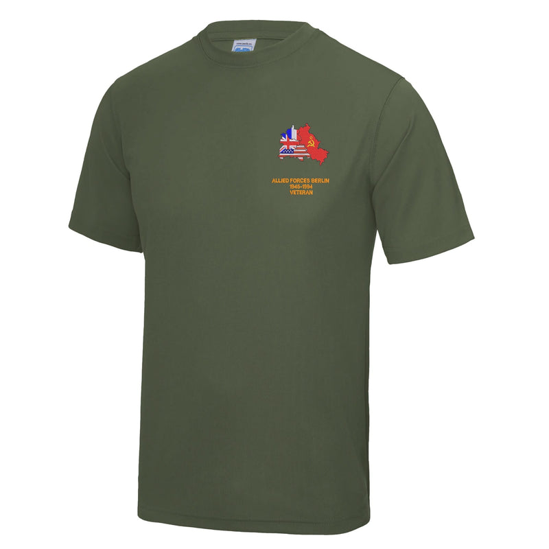 Allied Forces Berlin Veteran Polyester T-Shirt