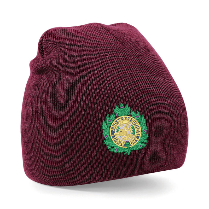 Argyll and Sutherland Highlanders Beanie Hat