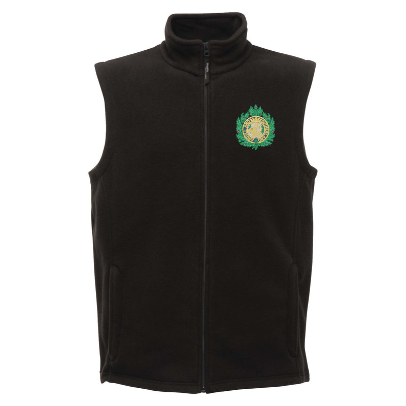 Argyll and Sutherland Highlanders Regatta Fleece Bodywarmer