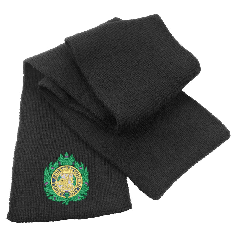 Argyll and Sutherland Highlanders Heavy Knit Scarf