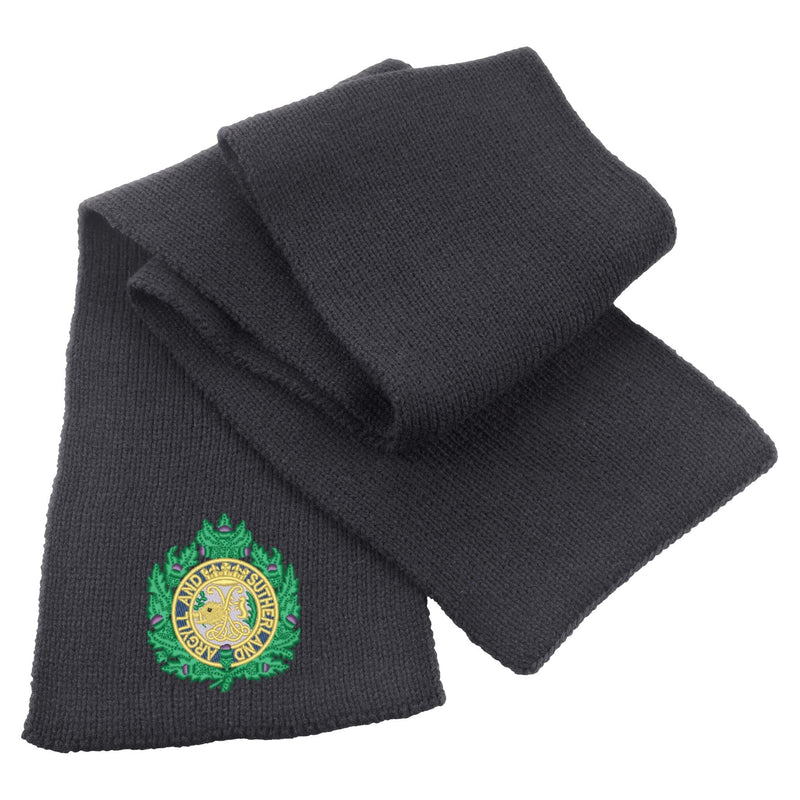 Argyll and Sutherland Highlanders Heavy Knit Scarf