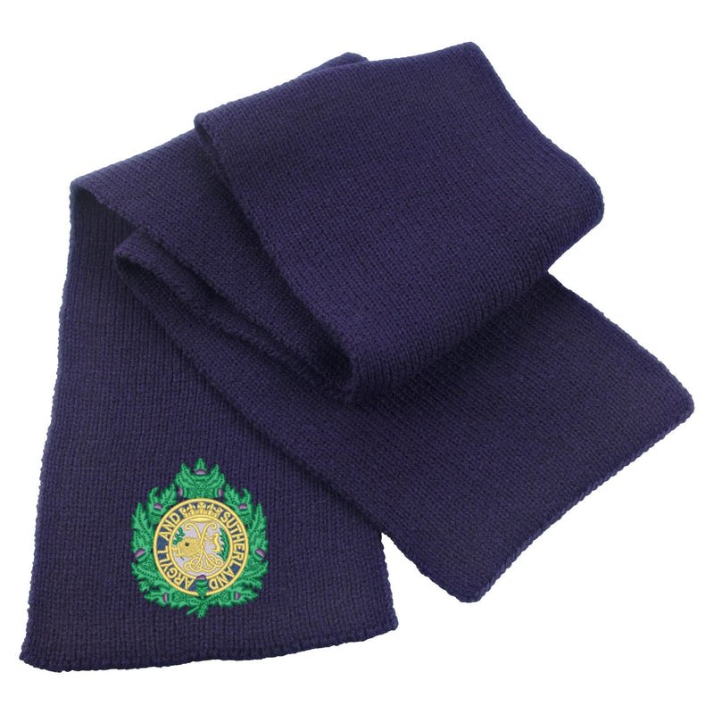 Argyll and Sutherland Highlanders Heavy Knit Scarf