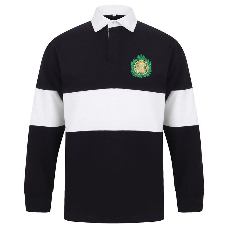 Argyll and Sutherland Highlanders Front Row Long Sleeve Panelled Rugby Shirt