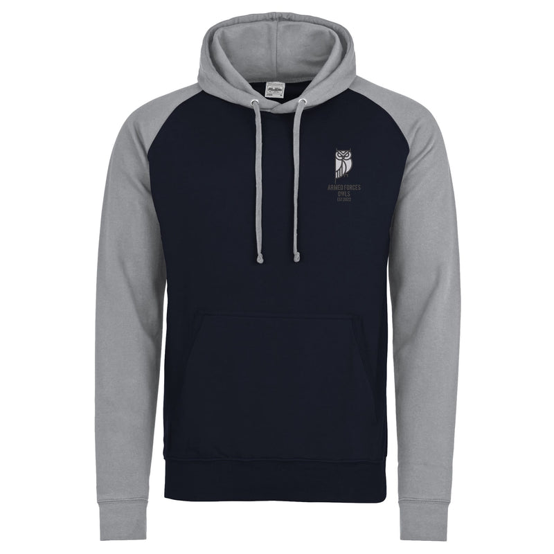 Armed Forces Owls Contrast Hoodie