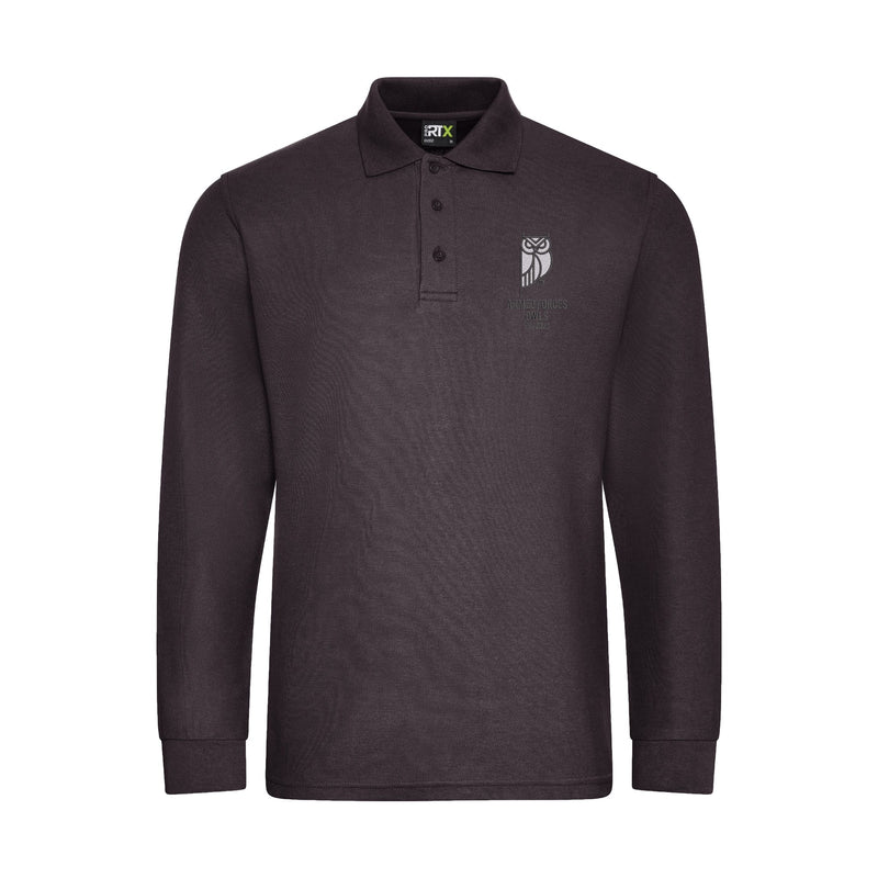 Armed Forces Owls Long Sleeve Polo Shirt