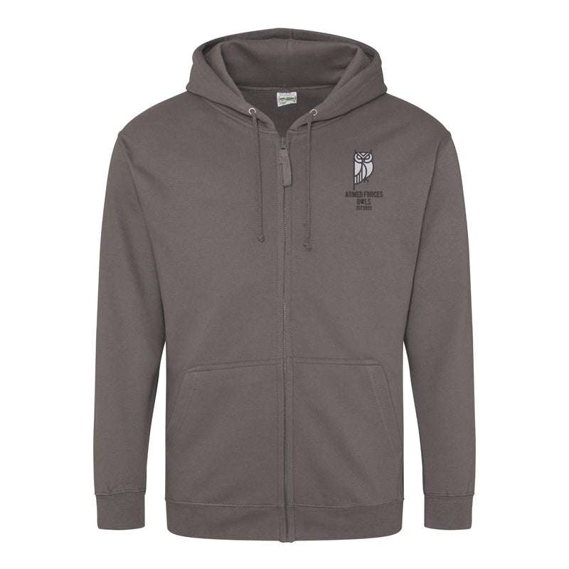 Armed Forces Owls Zipped Hoodie
