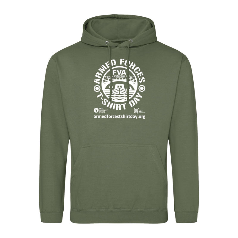 Armed Forces T-Shirt Day 2026 - Afloat Hoodie (White Print)