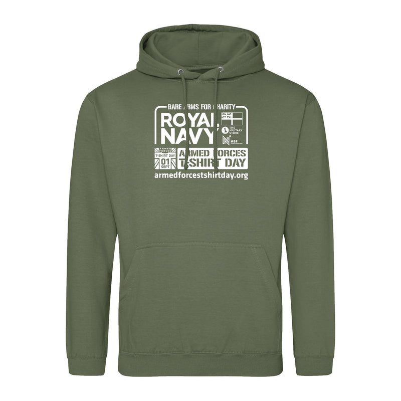 Armed Forces T-Shirt Day 2026 - Royal Navy Hoodie (White Print)
