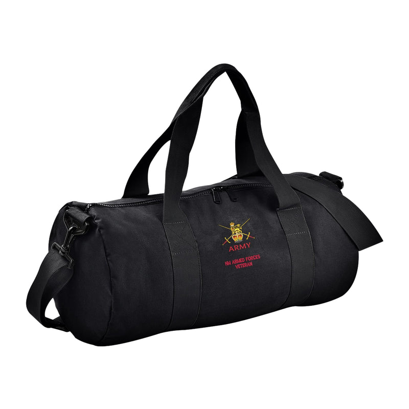 Army - Armed Forces Veteran Barrel Bag