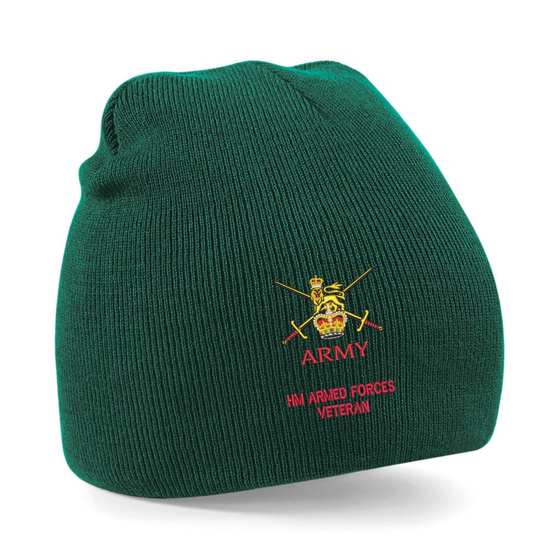 Army - Armed Forces Veteran Beanie Hat