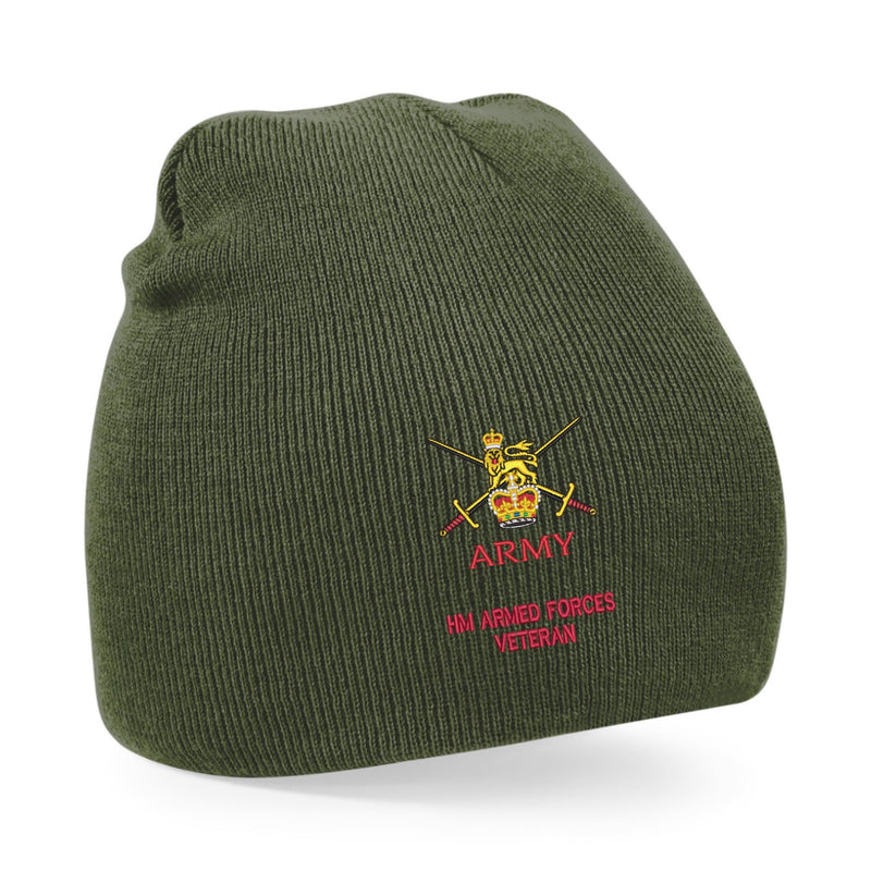 Army - Armed Forces Veteran Beanie Hat