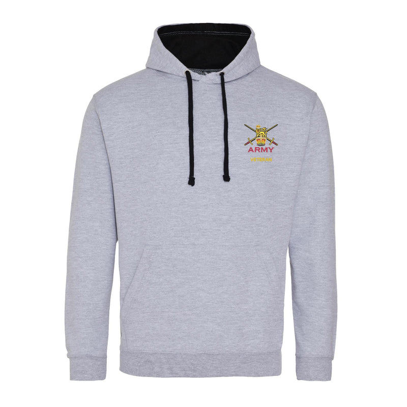 Army - Armed Forces Veteran Varsity Contrast Hoodie