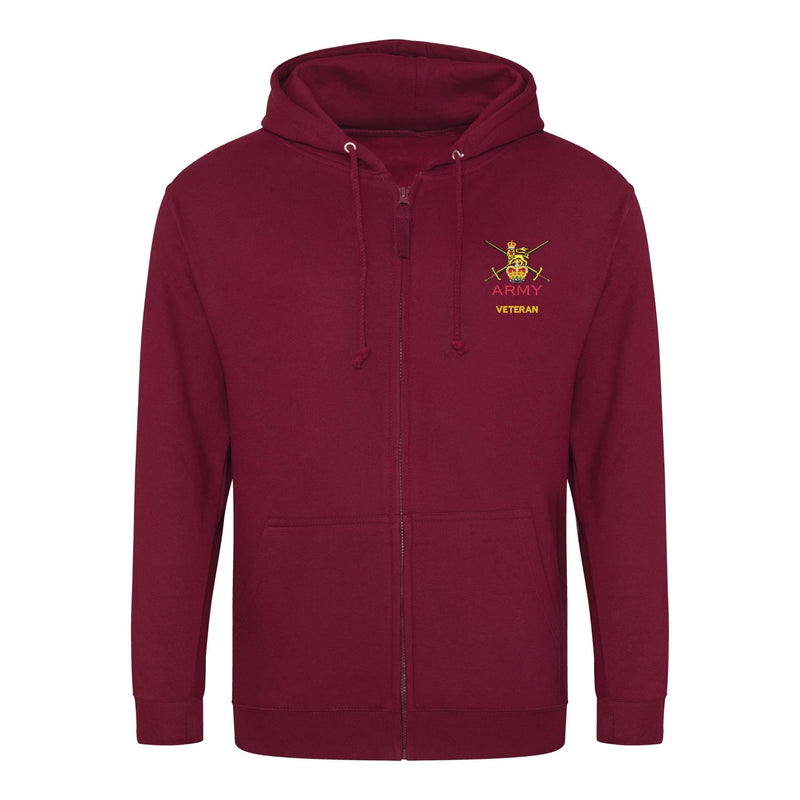 Army - Armed Forces Veteran Zipped Hoodie