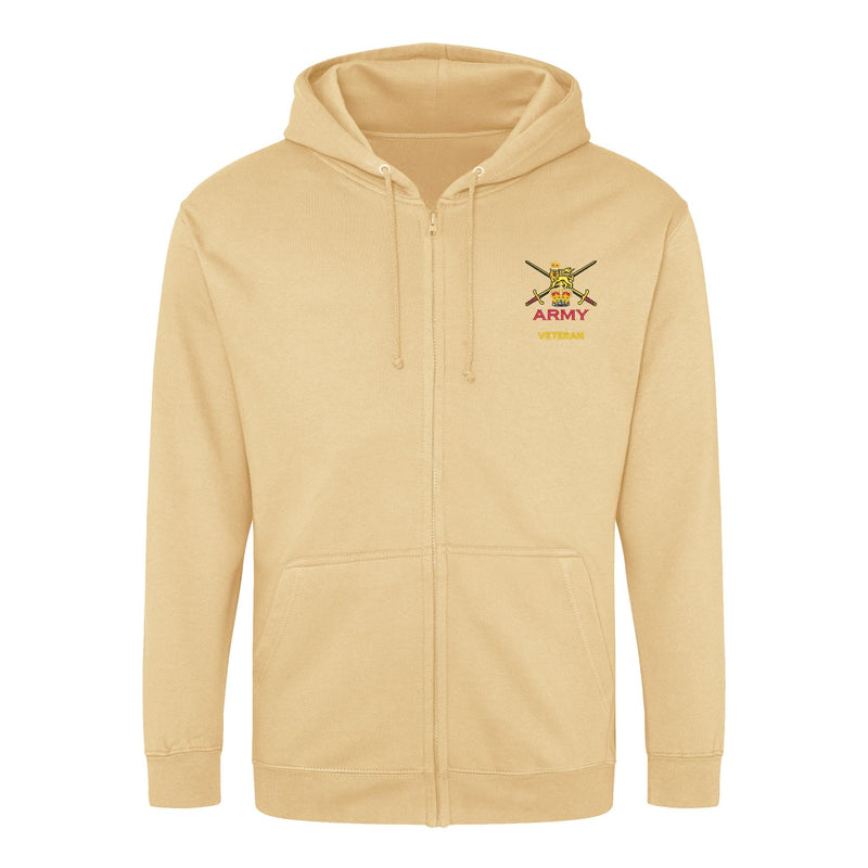 Army - Armed Forces Veteran Zipped Hoodie