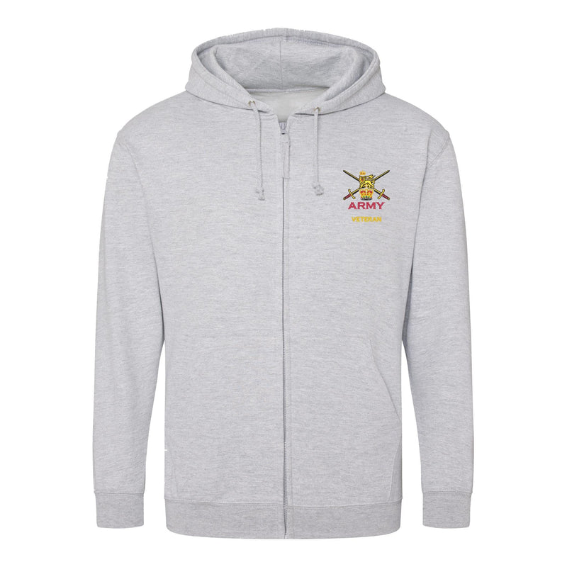 Army - Armed Forces Veteran Zipped Hoodie