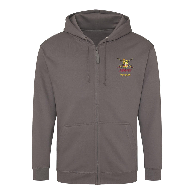 Army - Armed Forces Veteran Zipped Hoodie