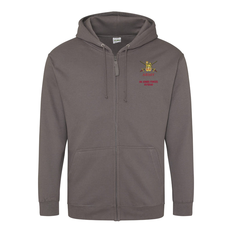 Army - Armed Forces Veteran Zipped Hoodie