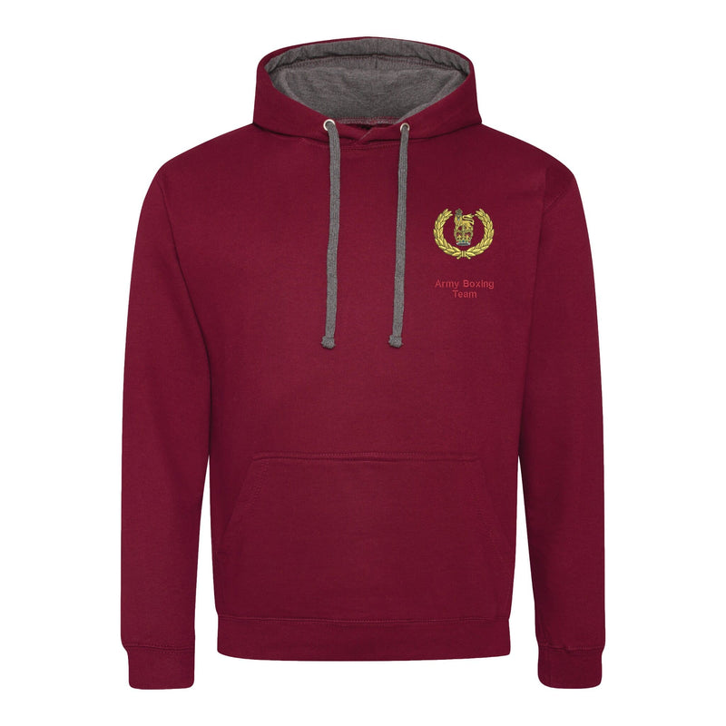 Army Boxing Team Varsity Contrast Hoodie