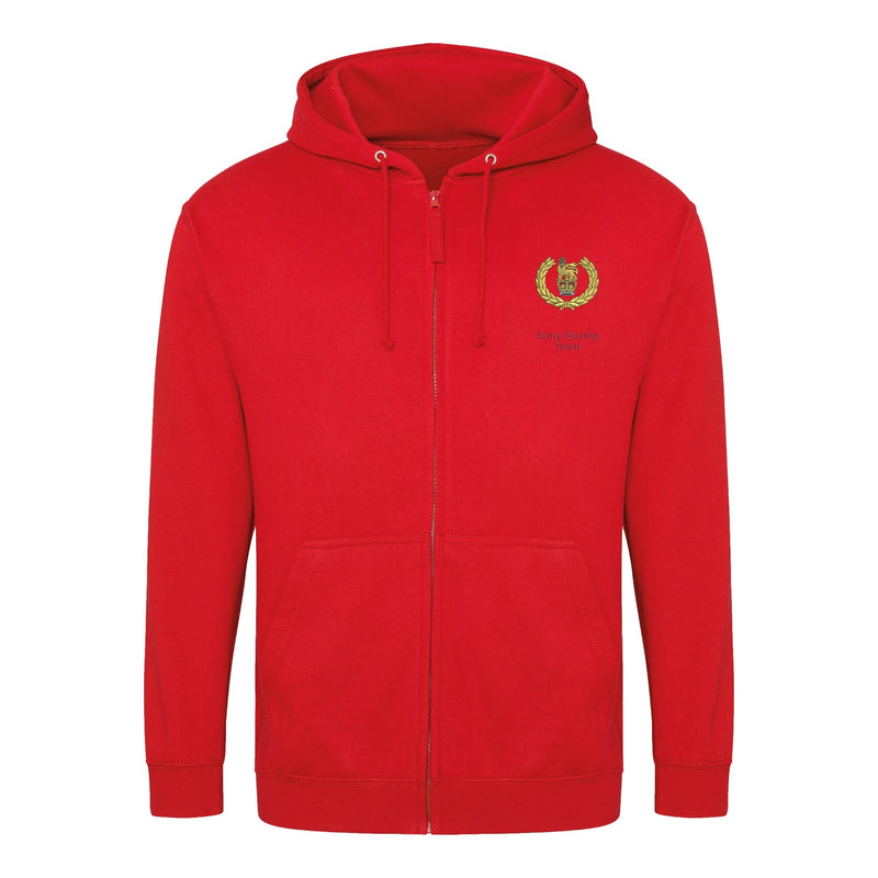 Army Boxing Team Zipped Hoodie