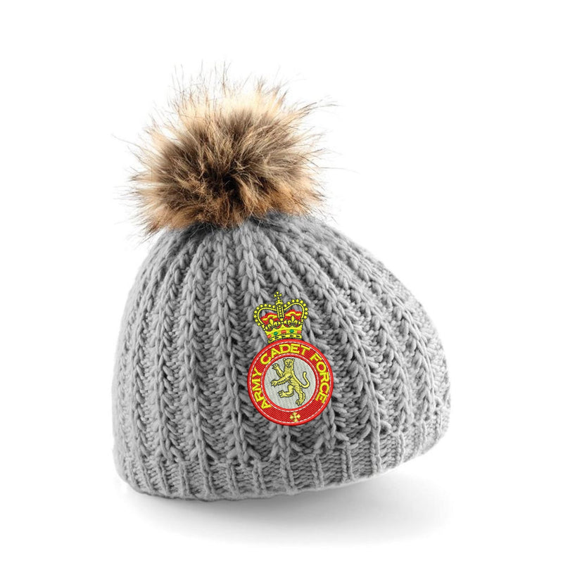 Army Cadet Force Pom Pom Beanie Hat
