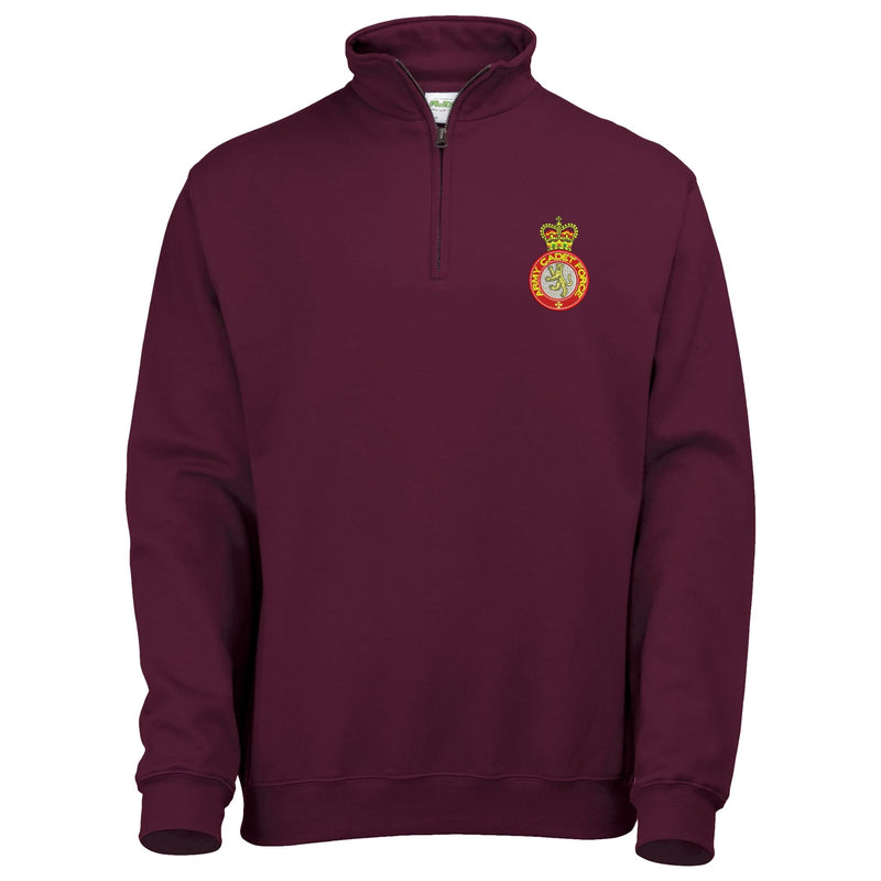 Army Cadet Force Quarter Zip Sweatshirt