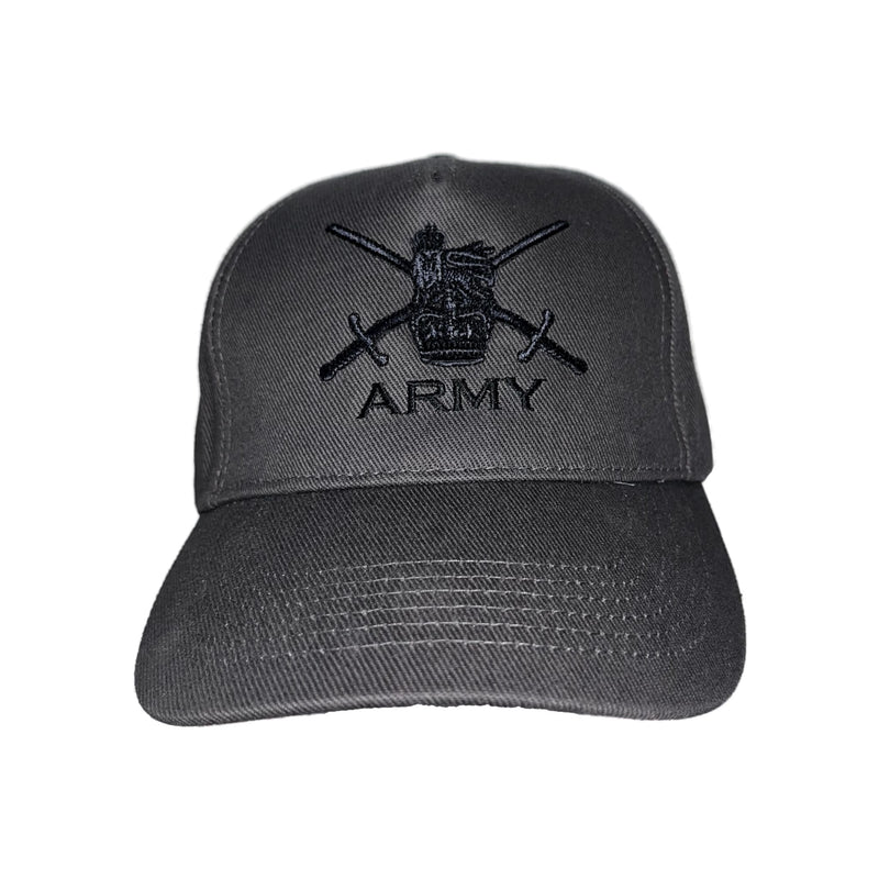 Army (Crossed Swords) Graphite Cap (Graphite Embroidery)