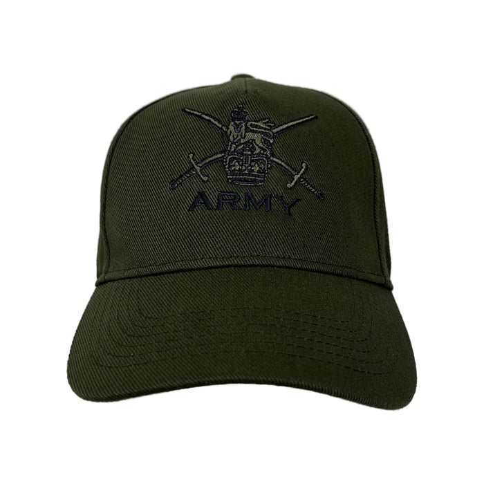 Army Green Cap (Graphite Embroidery)