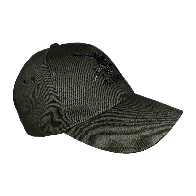 Army (Crossed Swords) Green Cap (Graphite Embroidery)