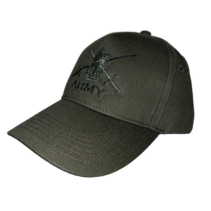 Army Green Cap (Green Embroidery)