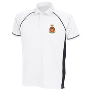 Army Catering Corps Performance Polo White/Black